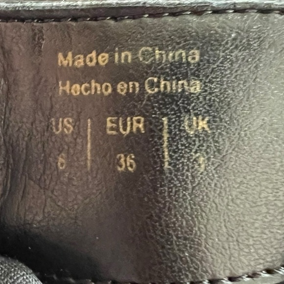 ALDO ankle booties boots heels shoes Size 6 black - Picture 8 of 8